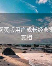 汤不热网页版用户成长经典案例幕后真相