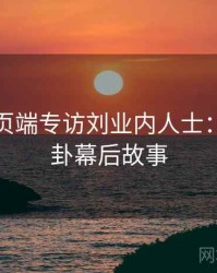 杏吧网页端专访刘业内人士：主播八卦幕后故事