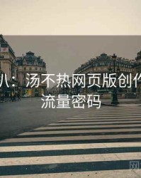 独家深扒：汤不热网页版创作者指南流量密码