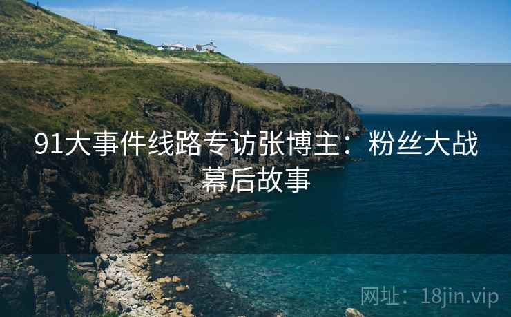 91大事件线路专访张博主：粉丝大战幕后故事