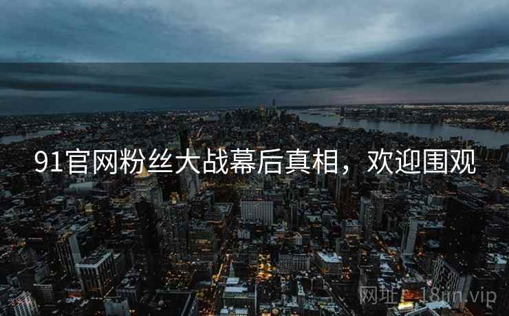 91官网粉丝大战幕后真相，欢迎围观